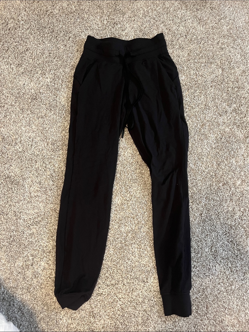 lululemon athletica Black Slim Jogger Track Pants